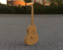 Wooden Guitar