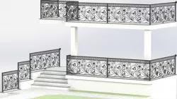 Wrought iron for Terrace