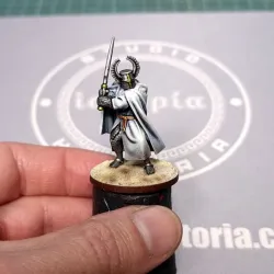 13th century - Teutonic Knights with Winged Greathelm and Faussart - x 12