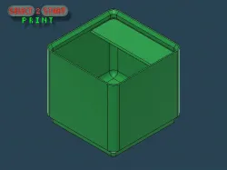 1x1x5 Bin | Lable | Gridfinity | Deskorganizer | Tool | select2stertPrint