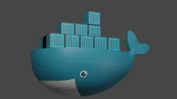 3D Docker Whale