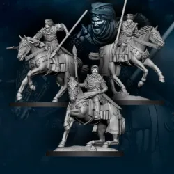3x Snake Rider on Horse - Mounted | Snake Army | Fantasy