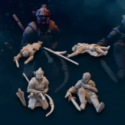 4x High Human Casualty | High Humans | Davale Games | Fantasy