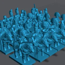 6-15mm Bavarian HQ/Command Set (1805-15) NAP-BA-4