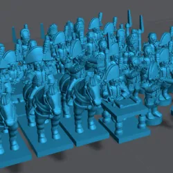 6-15mm Danish HQ/Command Set (1803-15) NAP-DA-6