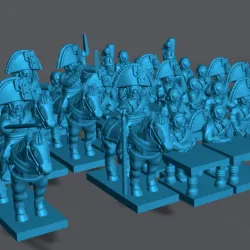 6-15mm Wurttemberg HQ/Command Set (1805-15) NAP-WU-4