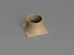 Adapter for 120mm fan to 4 inch duct