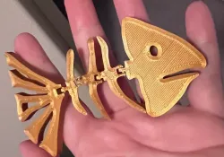 Articulated Fish Skeleton (Critical Path Software Logo)