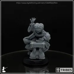 "Astriid" - Dwarf Runesmith [PRE-SUPPORTED] | Old Dwarves of the Mountain Series