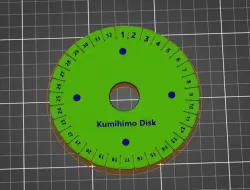 Bead Braiding Disk - kumihimo disk