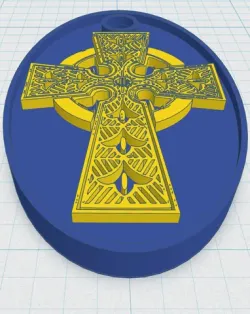 Celtic Cross Keytag 17