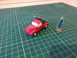 Christmas Tree Truck Ornament