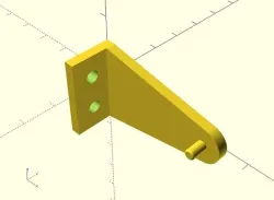 Customizable Blind Hold Down Bracket / Retainer