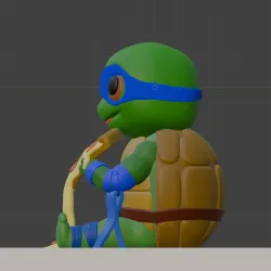 CUTE BABY NINJA TURTLE - NO SUPPORT
