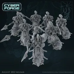 Cyber Forge B Team Allarus Custodes on Jetbike