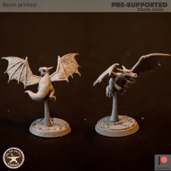 Dragon Whelps Three Models