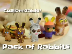 Easter bunnies / easter rabbits
