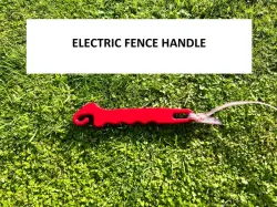Electric fence / bungee tape / tape gate insulator handle