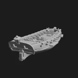 FR Abeille/Curieux-class Brig (16 guns), 1800-1847 & Blender Exporter, AOA-FR-12