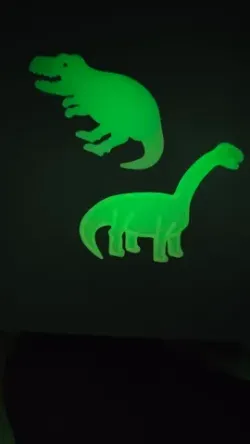 Glowing dinos