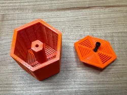 Hexagonal Sachet Box