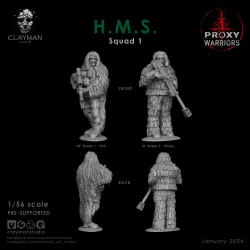 HMS Squad 1 – 1/56 scale