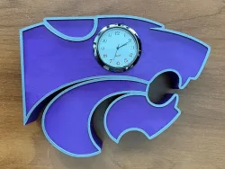 Kansas State University Desktop Clock