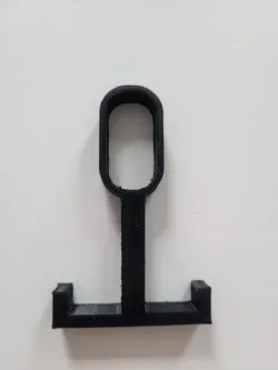 Kleiderhaken für Spinde mit Ovaler Stange/ Clothes hook for lockers with oval bar