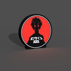 Mob Psycho 100 Anime LightBox LED Lamp