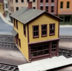 N scale building