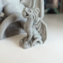 Om Nom Dragon Ornament - SUPPORT FREE!