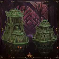 Orc inspired Buildings| Mythic Roll