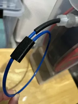 PTFE Tube Cap with Filament Catch and Retainer