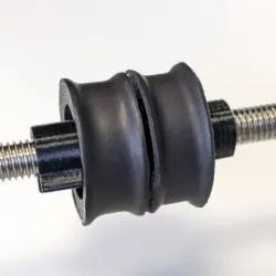 Pulley and M8 Threaded Clips for Filament Rollers