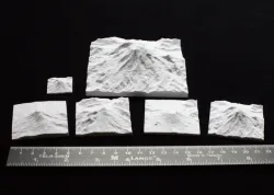 Rainier, Adams, Baker, Mt. St. Helens 3D Maps