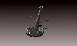 Ring holder - sword