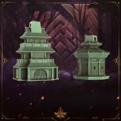 Samurai Keychains | Mythic Roll