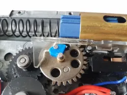 Sector gear delay chip