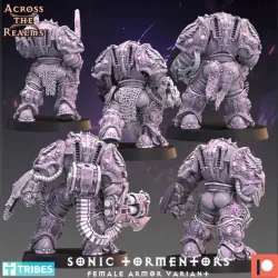 Sonic Tormentors - Female armor variants