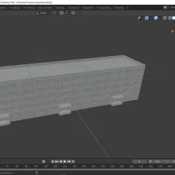 Soviet Scenery Exporter Blender File