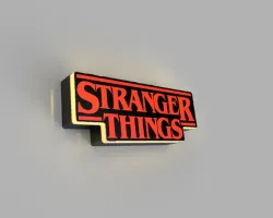 Stranger Things Lightbox  - Led Lamp