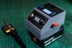 T12 Soldering Station Enclosure for Makita 18v Battery