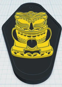Tiki Keytag 46