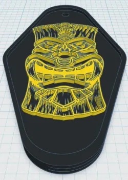 Tiki Keytag 9