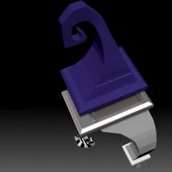 turret Style Tim Burton model 3d deco