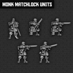 Warrior Monk Matchlock Units