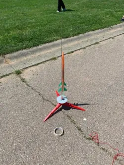 2 Stage Model Rocket - "The Carrot"