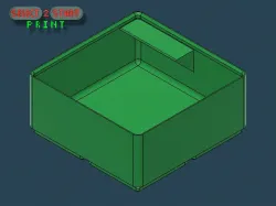 2x2x5 Bin | Lable | Gridfinity | Deskorganizer | Tool | select2stertPrint