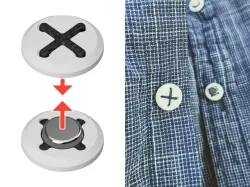 Accessible Magnetic Buttons