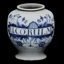 Apothecary vase for grey ointment